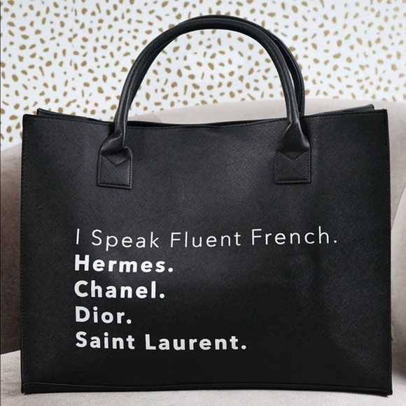 LA Trading Co. Handbags - Fluent in French Vegan Tote